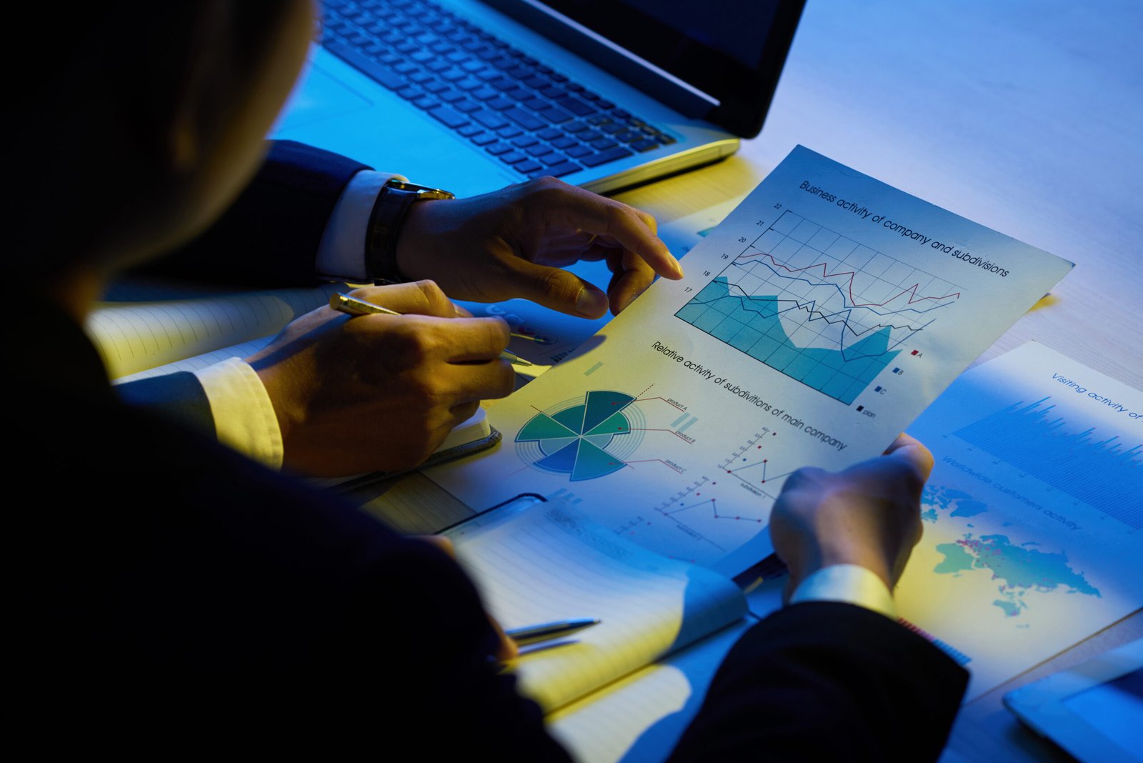 examining business documents